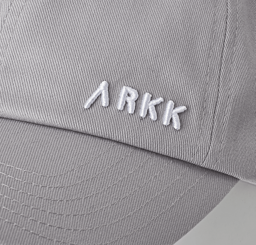 ARKK Accessories ARKK Dad Cap | Silver Gray White Cap